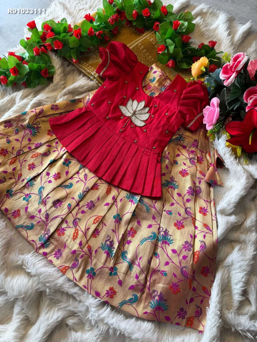 RK ethinic...Lehenga:- RK Ethnic....Paithani silk with zari weaving and Meena's design 2