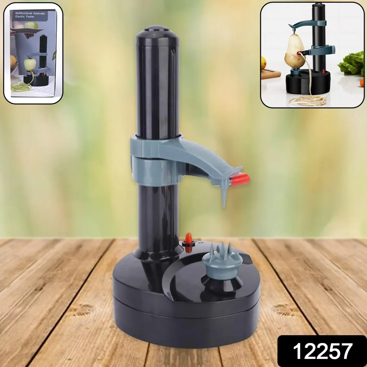 Electric Vegetable Peeler – Fast, Automatic & Precise | Quickslice   SKU 12257_multi_ele_veg_n_fruit_peeler_1pc  DSIN 12257 2