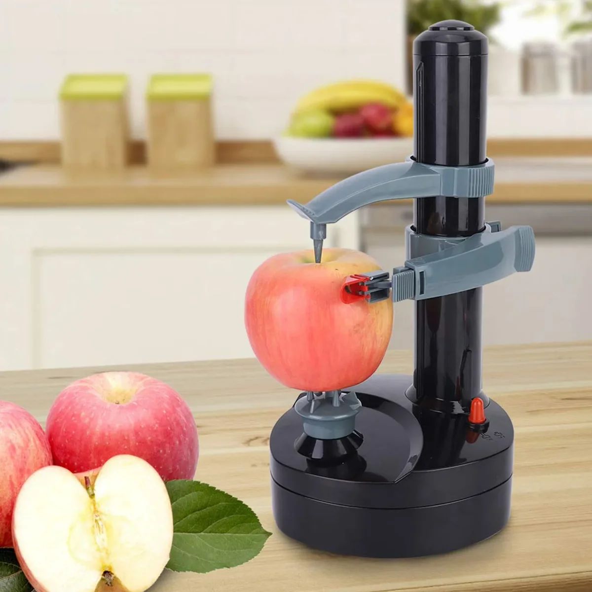 Electric Vegetable Peeler – Fast, Automatic & Precise | Quickslice   SKU 12257_multi_ele_veg_n_fruit_peeler_1pc  DSIN 12257 6