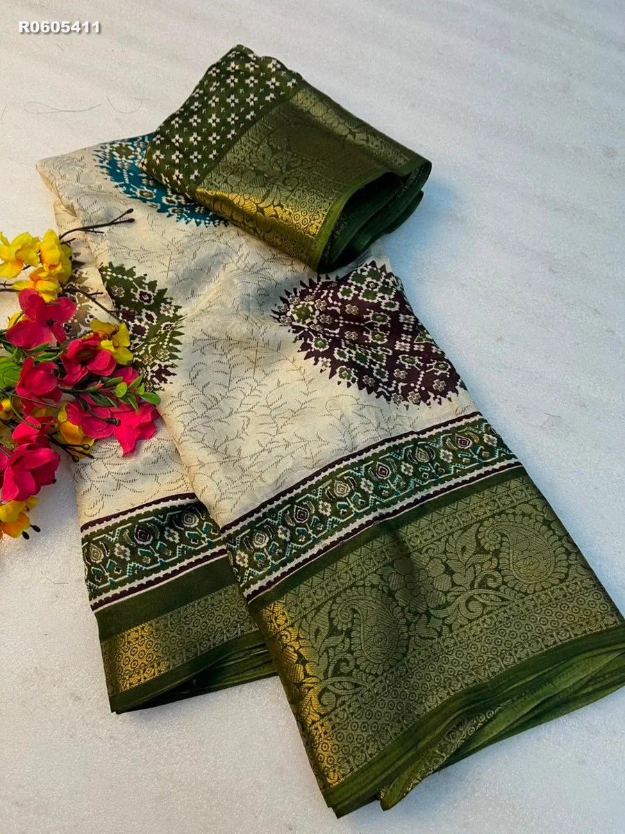 Rk ethinics....super premium georgette sarees.. UNIFORM design. Full washable 3