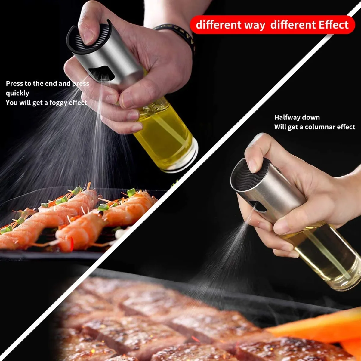 Oil Sprayer Dispenser – 100ml Glass Bottle for Cooking | Own Hydrate SKU 7126_cooking_oil_spraye_100ml  DSIN 7126 6