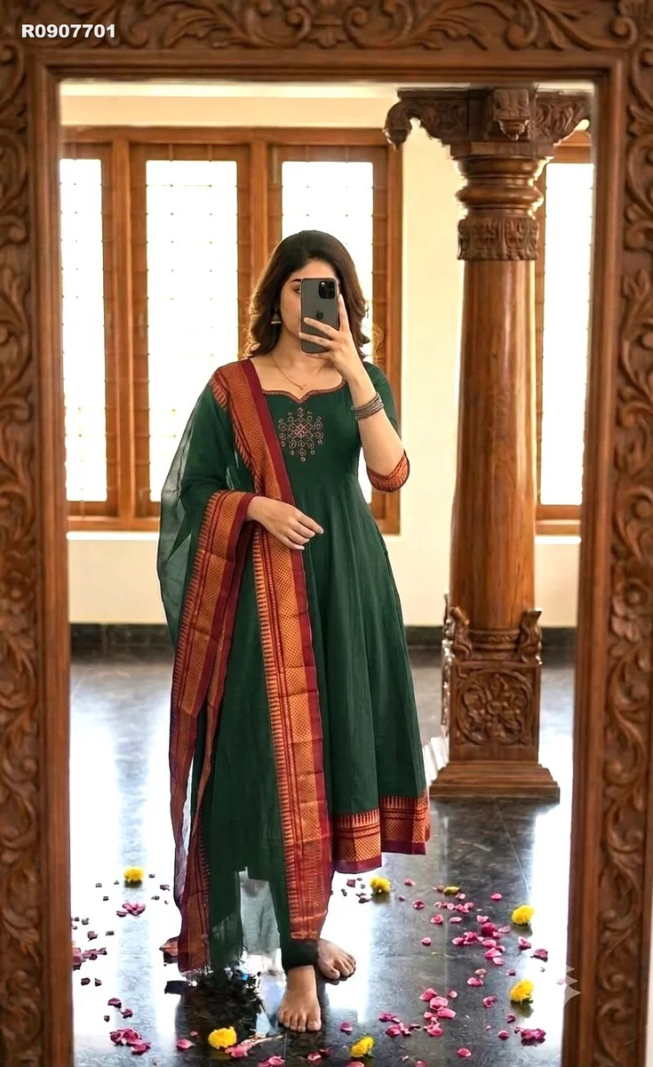 RK ethinic....Span cotton fabric with