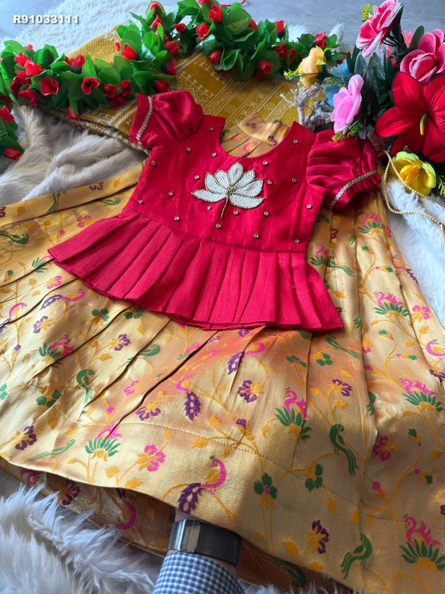 RK ethinic...Lehenga:- RK Ethnic....Paithani silk with zari weaving and Meena's design 7