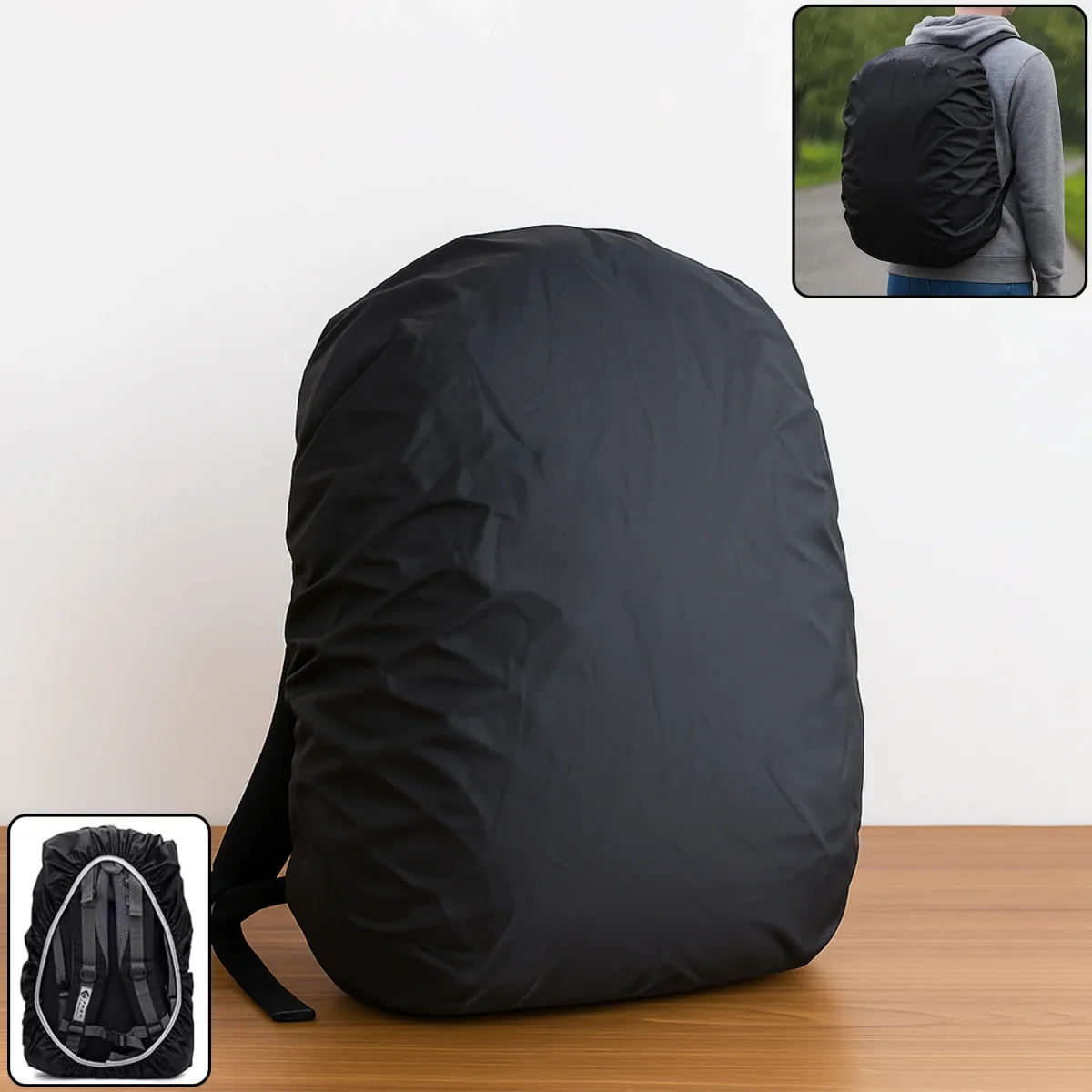 Waterproof Backpack Rain Cover for 20-40L Bags     SKU 4100_waterproof_bag_cover_1pc  DSIN 4100