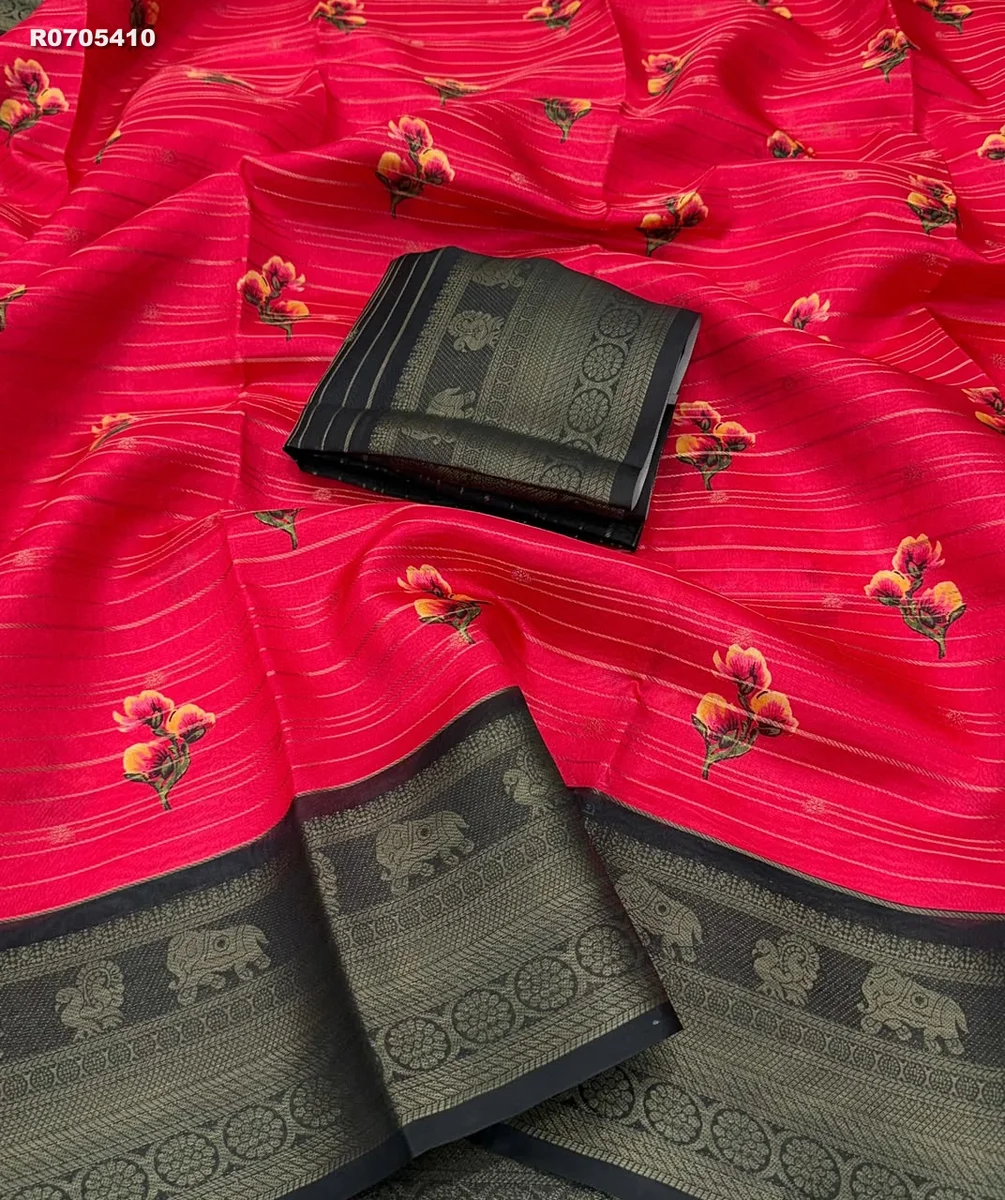 RK ethinics...Presenting amazing New Concept saree... 3