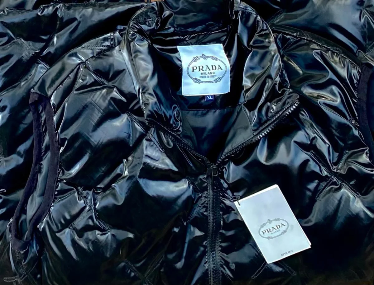 PRADA Leather Shine Puffer Jacket 3