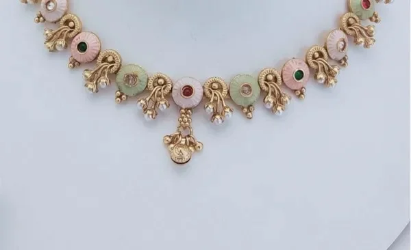 Product ID: OF47F6ne  Gold Plated High Brass Nceklace 4