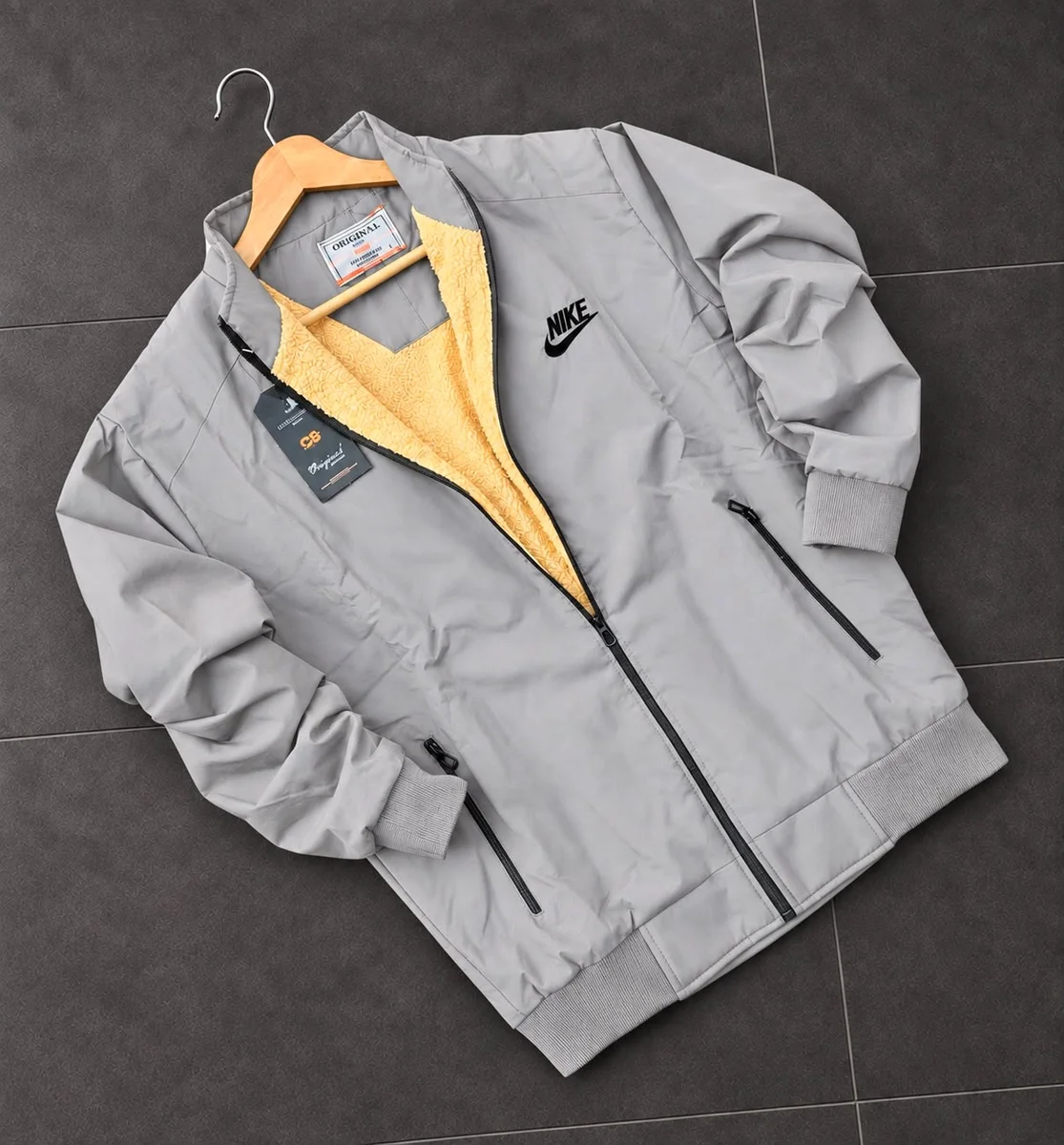 NIKE JACKETS IN STOCK  BIG SIZES  BRAND - NIKE  7a QUALITY  WATER PROOF & WIND BREAKER ALL OVER INSIDE HIGH QUALITY FURR 8