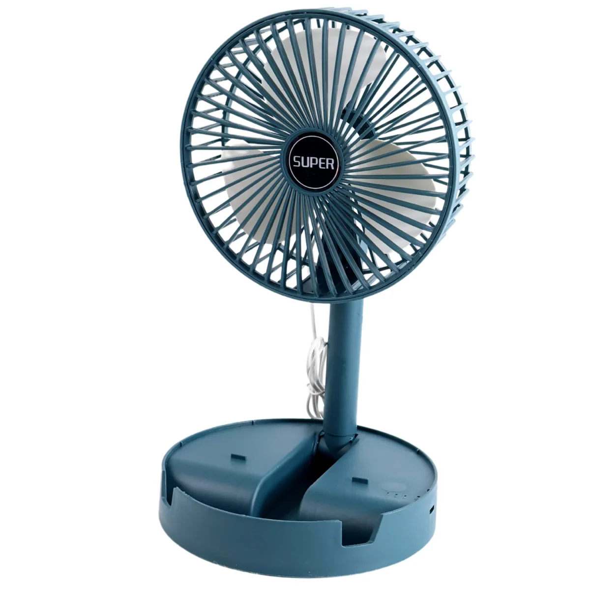 Portable Desktop Fan – Adjustable, Silent, Foldable | Velvet Wellness SKU 4642_telescopic_fan_adjustable  DSIN 4642 4