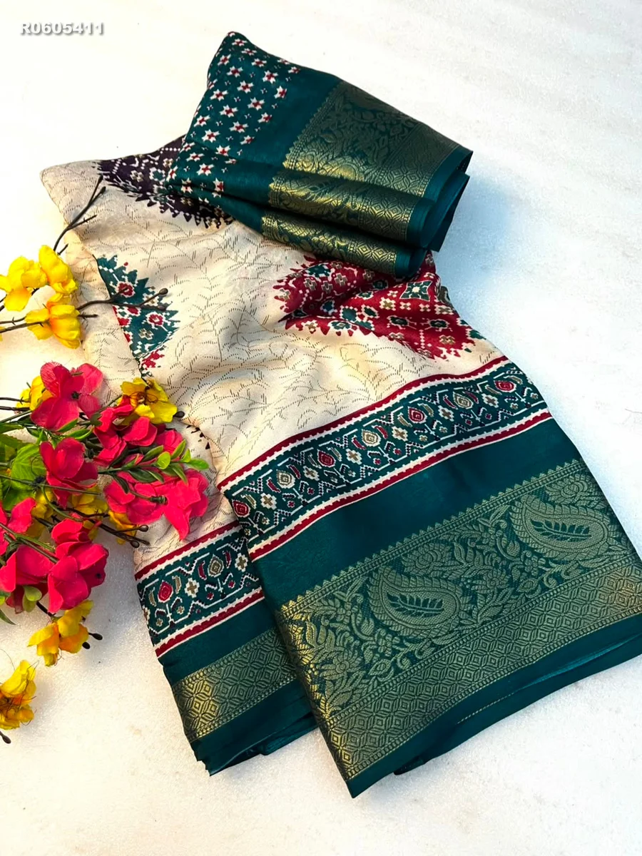 Rk ethinics....super premium georgette sarees.. UNIFORM design. Full washable 2