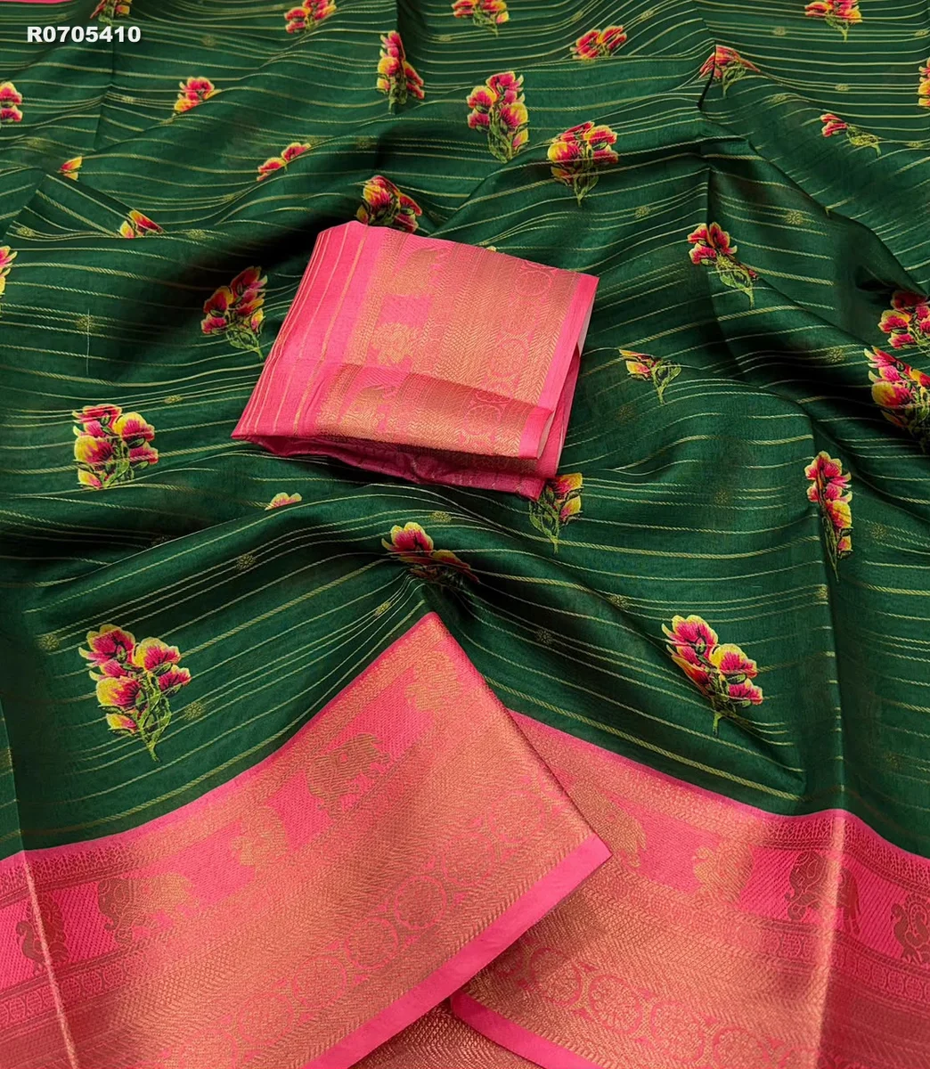 RK ethinics...Presenting amazing New Concept saree... 5