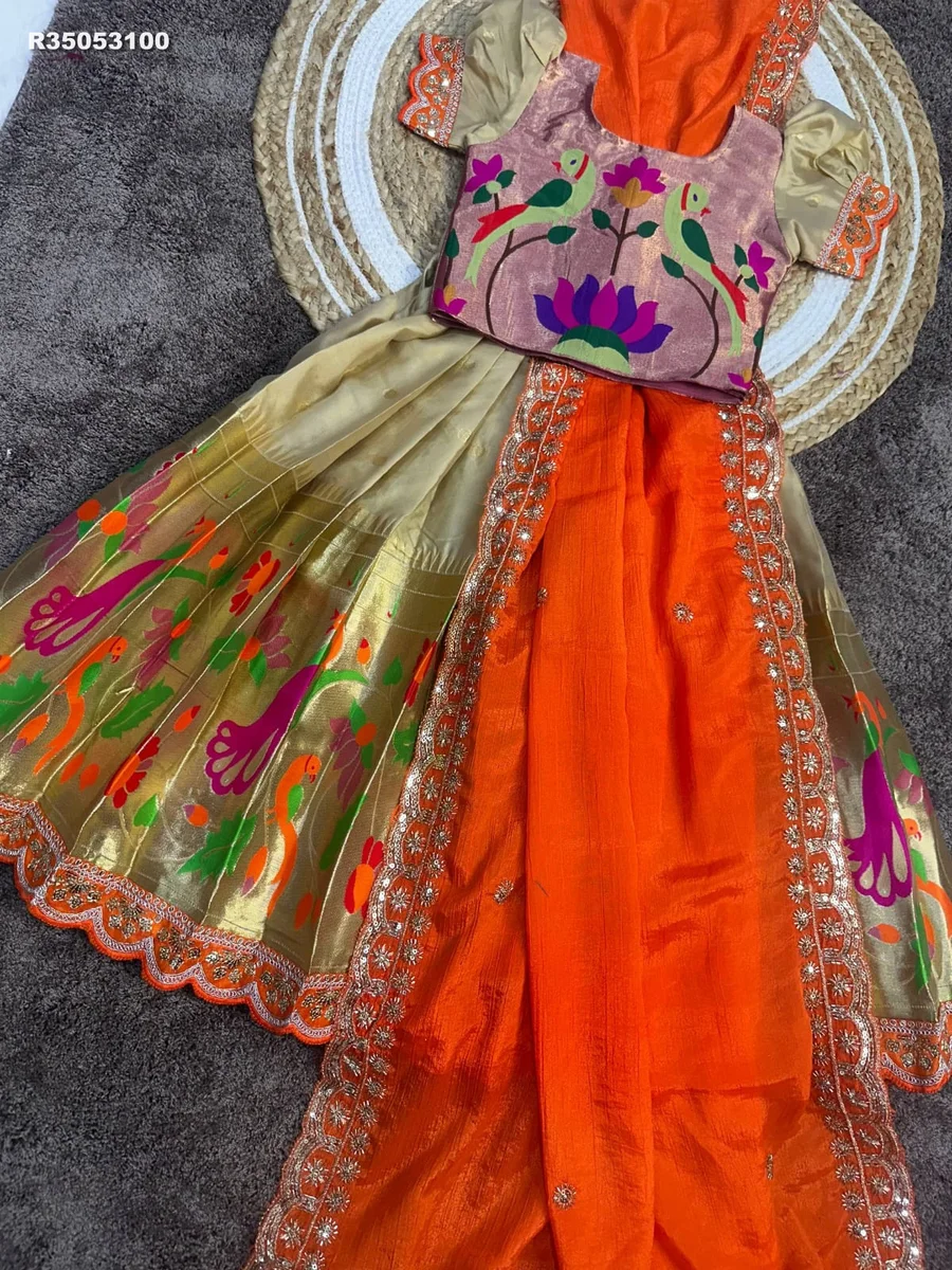 RK ethinics .... KIDS LEHENGA CHOLI  kids lehenga choli 3