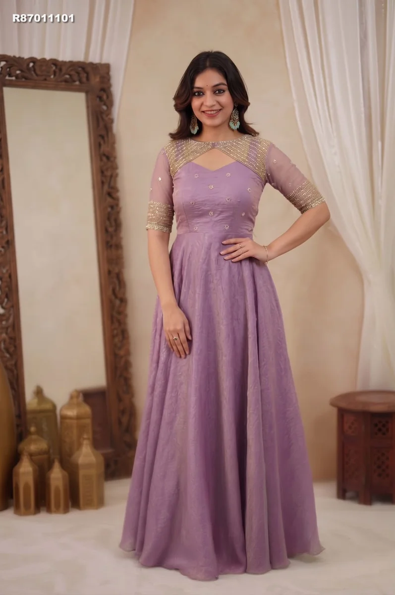 RK Ethinic...Fabric: Kalamkari Vichithra Silk  Frock Length: 7
