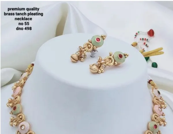 Product ID: OF47F6ne  Gold Plated High Brass Nceklace 3