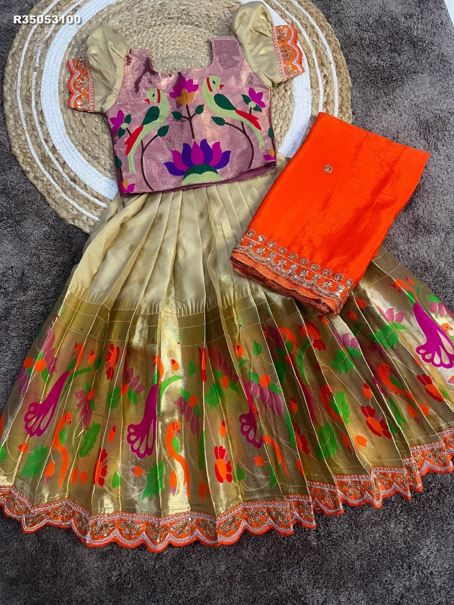 RK ethinics .... KIDS LEHENGA CHOLI  kids lehenga choli 5