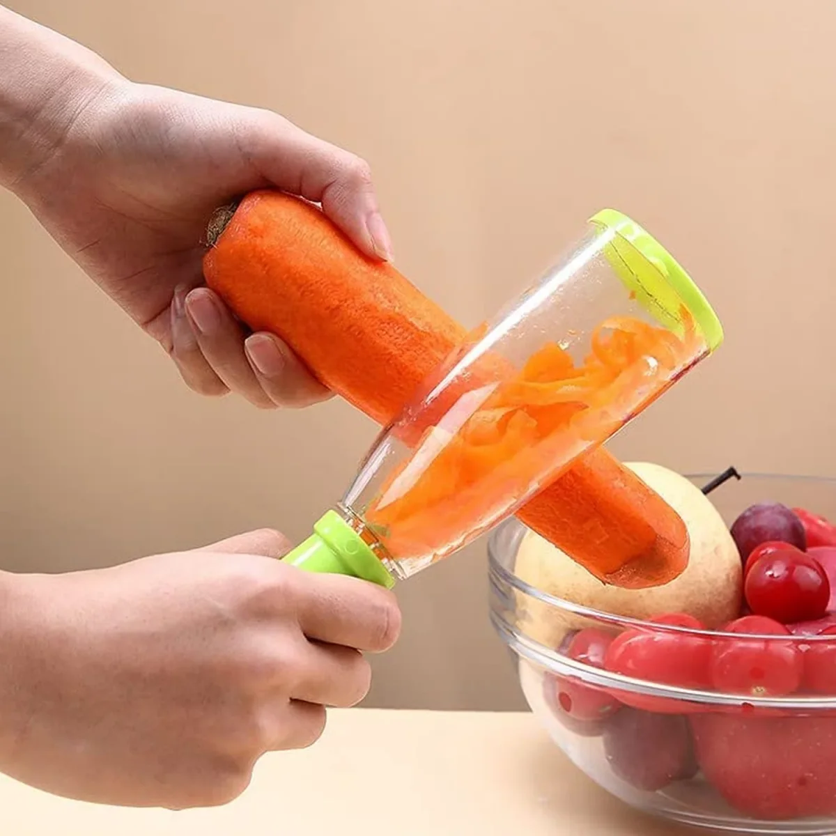 Smart Vegetable Peeler – Mess-Free with Container | Quickslice   SKU 2230_vegetable_fruit_peeler  DSIN 2230 3
