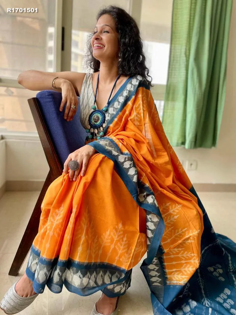 RK ethinics....Community admin  Fabric - Plain Linen  Work - Digital Print.  Saree length - 6.30 Meter (With Digital Blouse)  Blouse Fabric - Plain Linen with digital print blouse 3