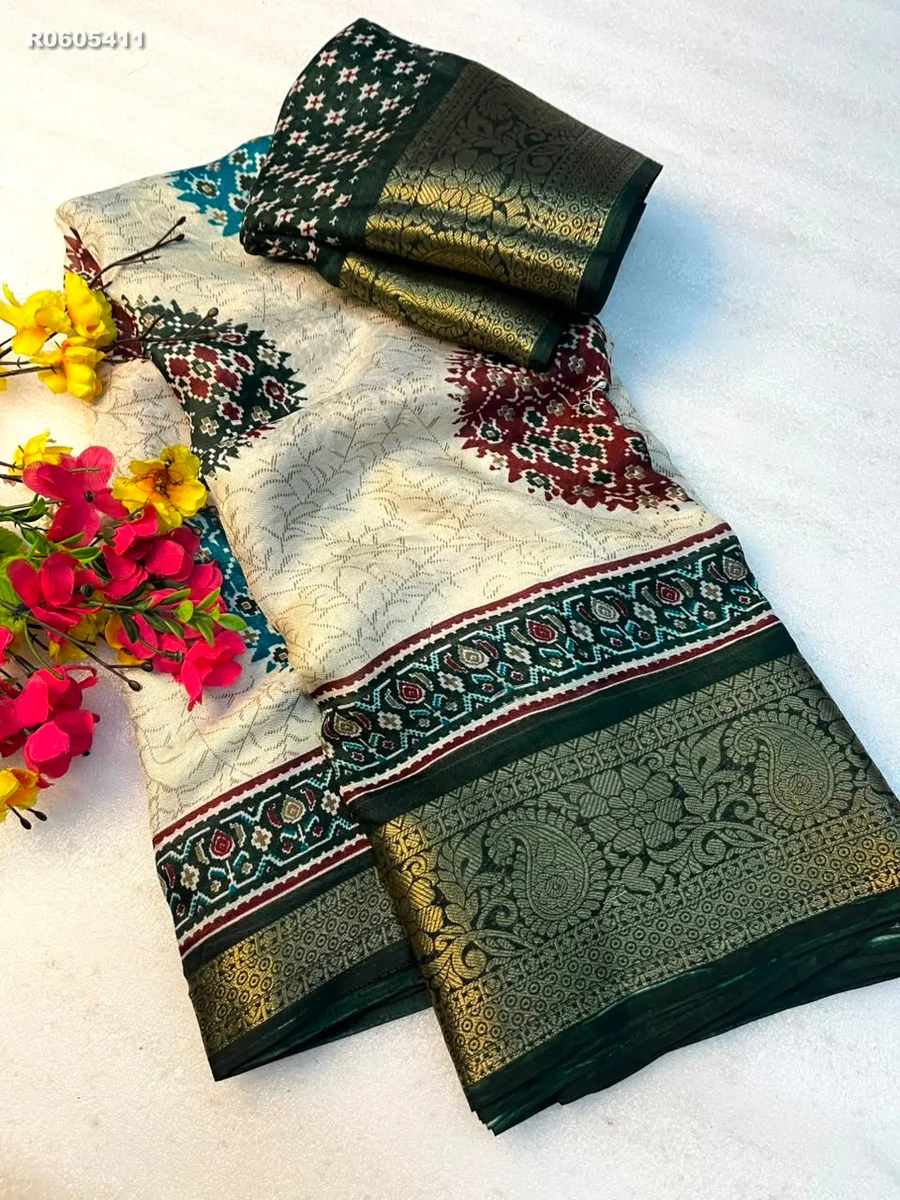 Rk ethinics....super premium georgette sarees.. UNIFORM design. Full washable