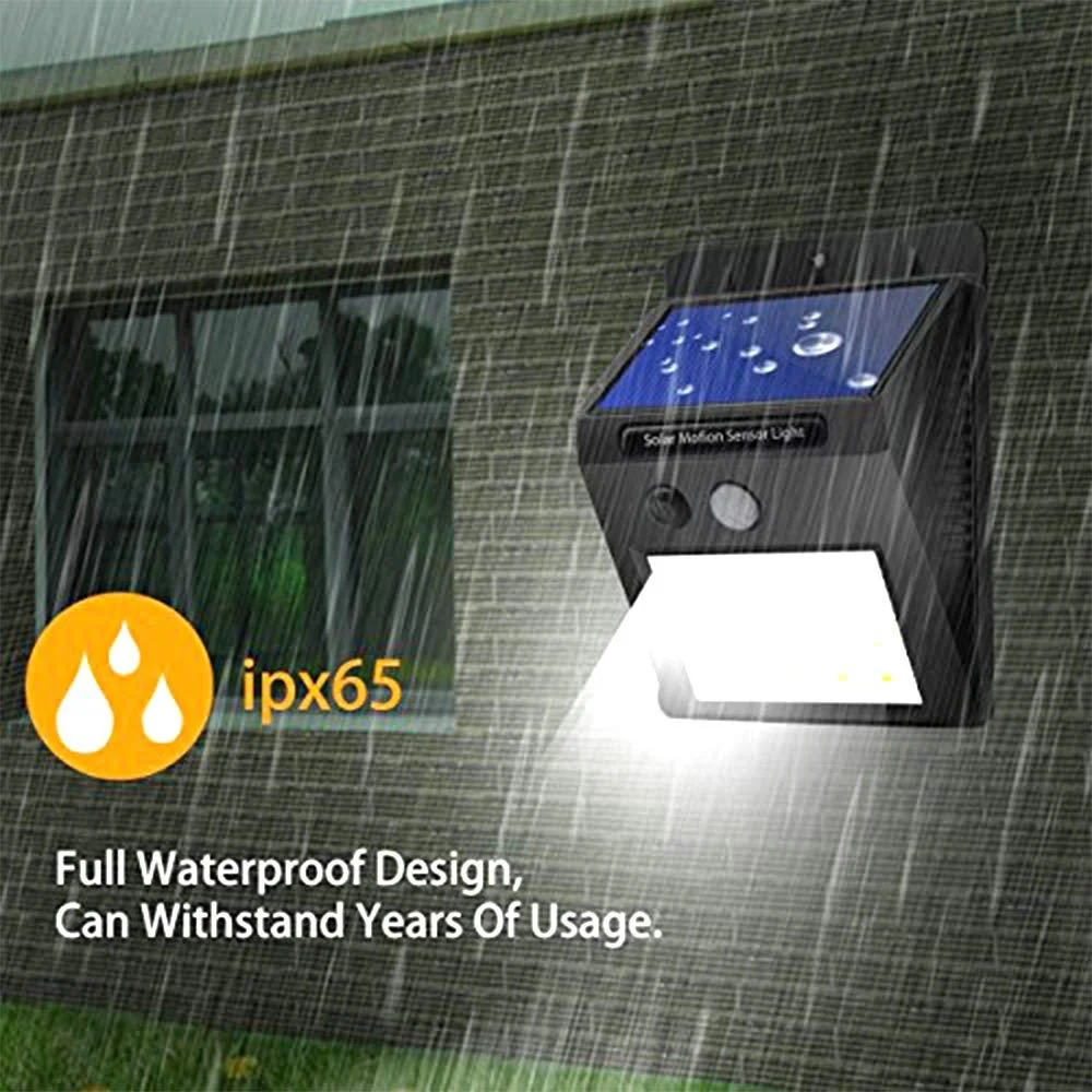 Solar Security LED Light – 30-LED Outdoor Wall | AutoSafeo  SKU 0213_solar_led_light  DSIN 213 6