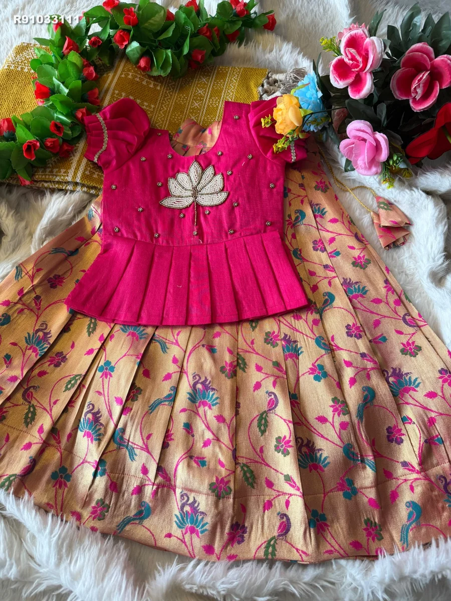 RK ethinic...Lehenga:- RK Ethnic....Paithani silk with zari weaving and Meena's design 6