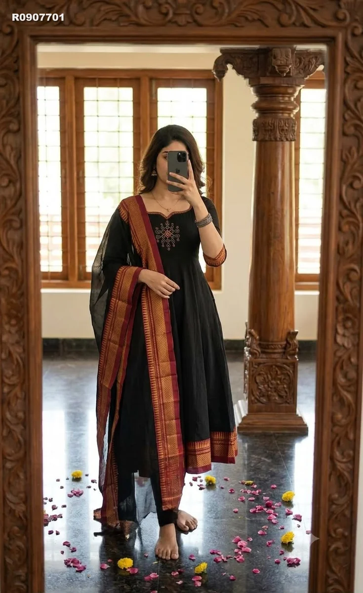 RK ethinic....Span cotton fabric with 2