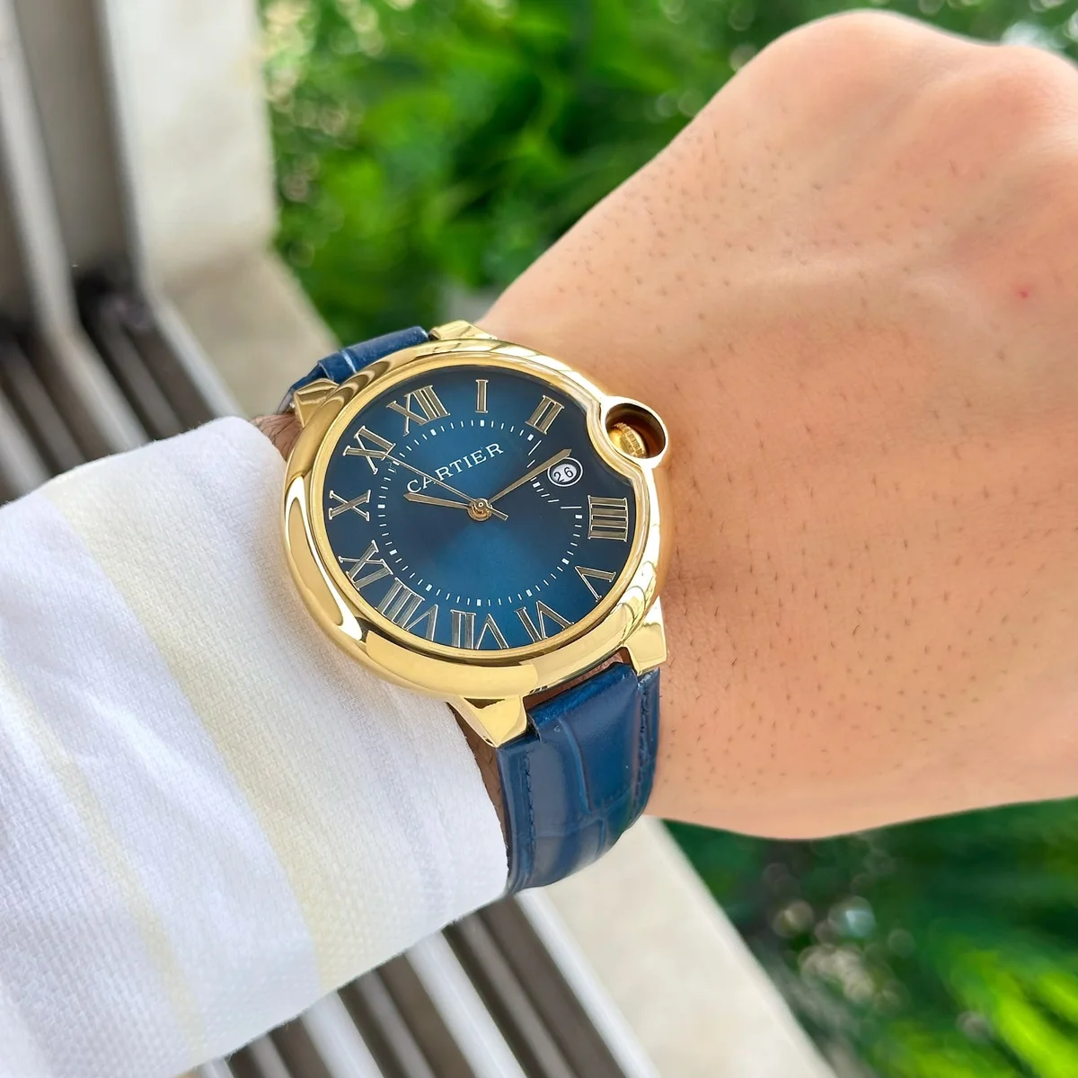The Cartier Ballon Bleu is a luxurious and elegant timepiece that embodies Cartier's signature craftsmanship and timeless design. 4