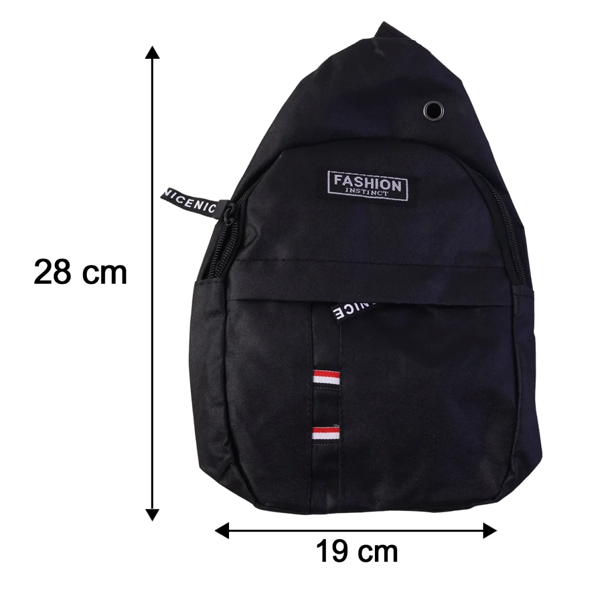 Waterproof USB Charging Sling Bag – Travel & Crossbody | FERVENT  SKU 13237_travel_shoulder_bag_1pc  DSIN 13237 6