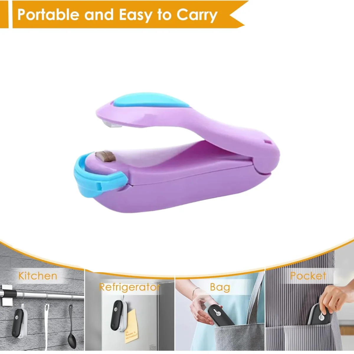 Mini Heat Sealer – Portable Food Bag Sealing Machine | XcelCraft 3