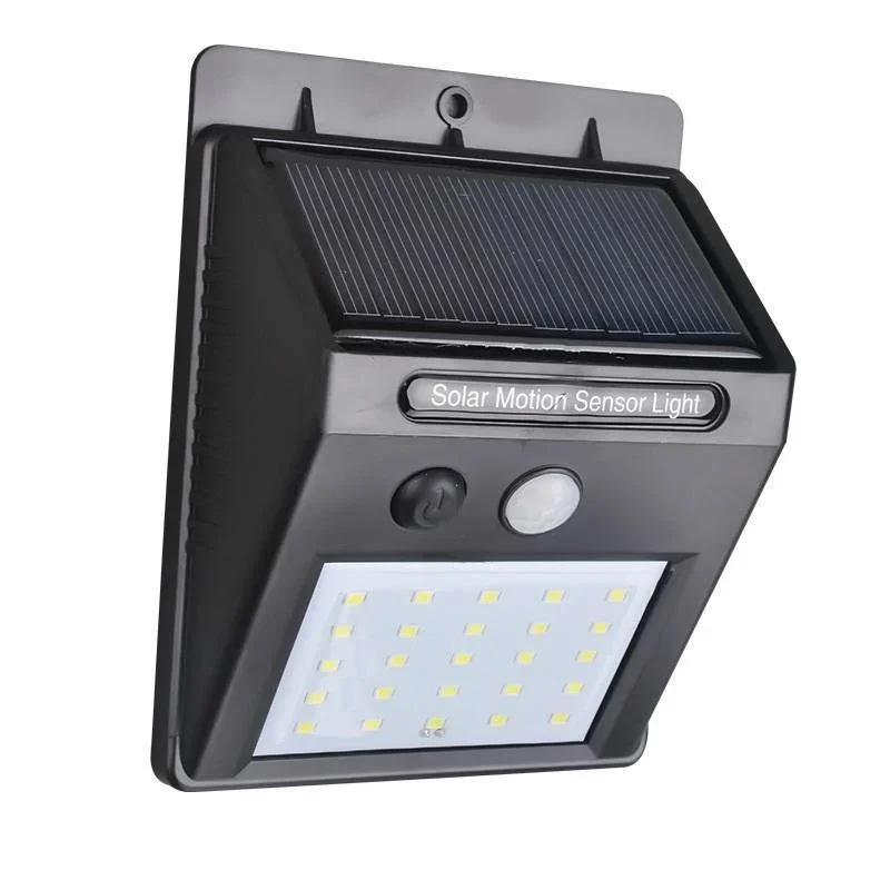 Solar Security LED Light – 30-LED Outdoor Wall | AutoSafeo  SKU 0213_solar_led_light  DSIN 213 4
