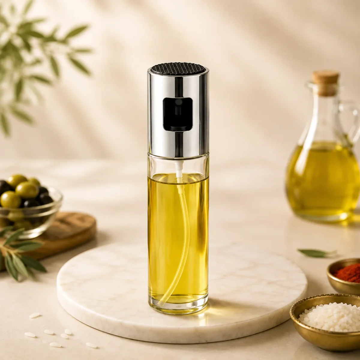 Oil Sprayer Dispenser – 100ml Glass Bottle for Cooking | Own Hydrate SKU 7126_cooking_oil_spraye_100ml  DSIN 7126