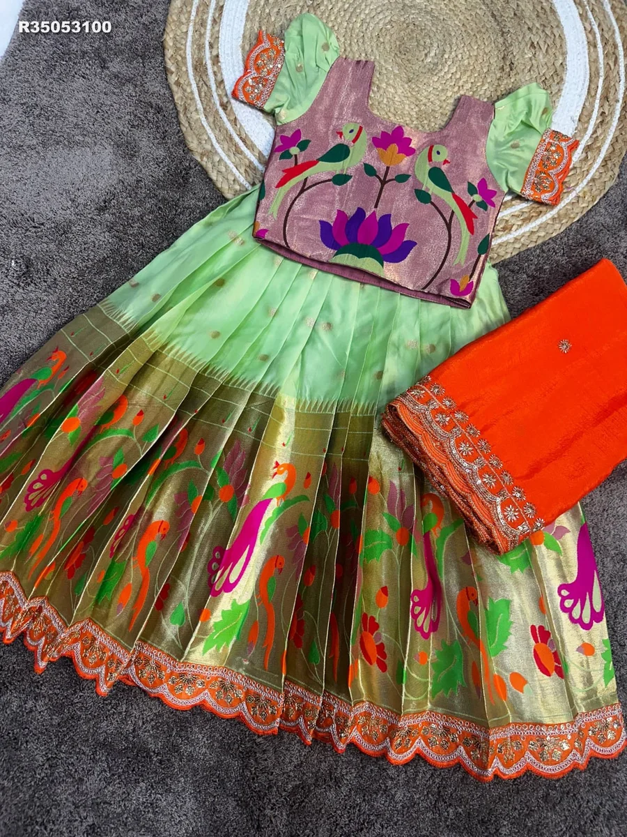 RK ethinics .... KIDS LEHENGA CHOLI  kids lehenga choli 2