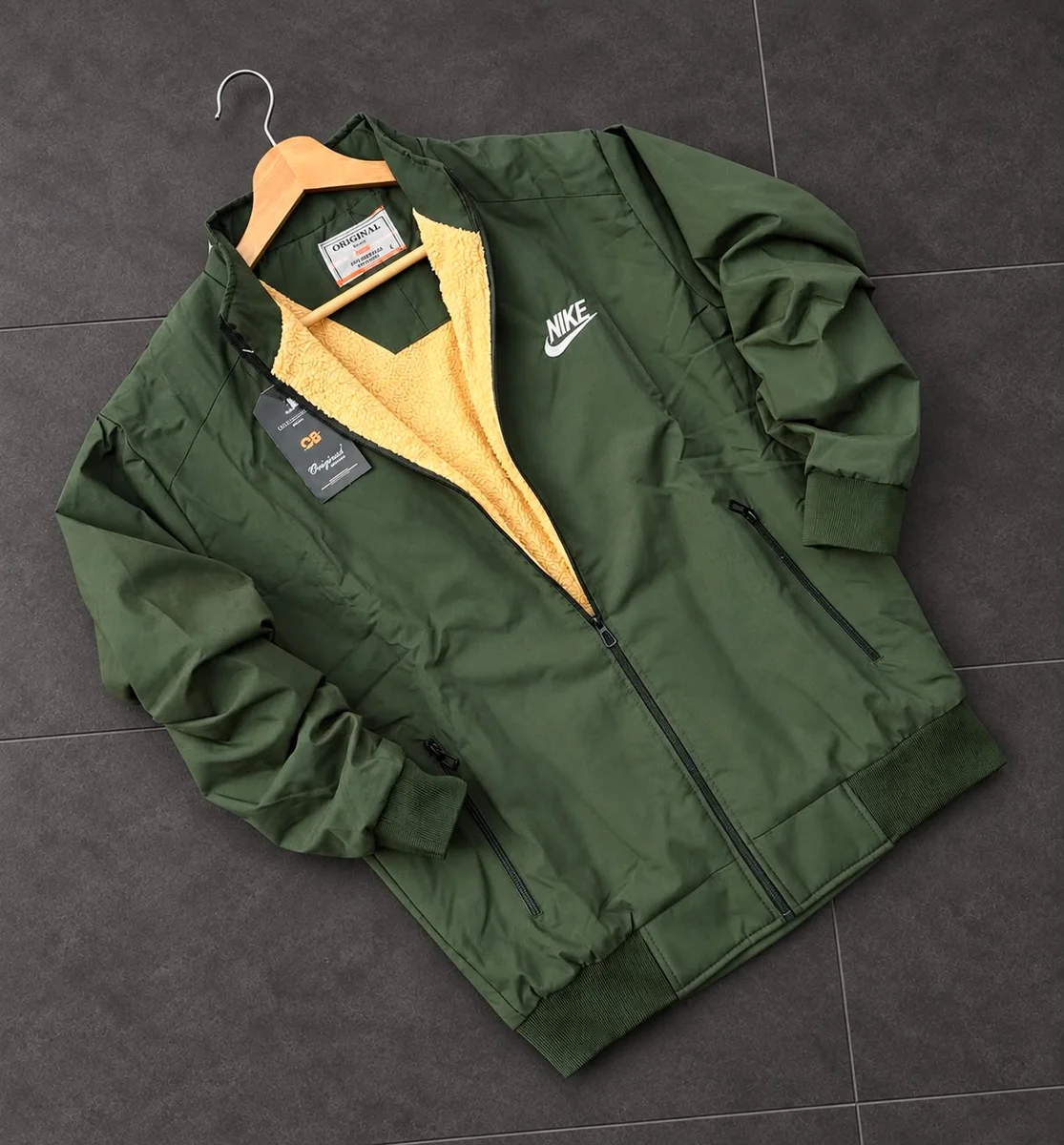 NIKE JACKETS IN STOCK  BIG SIZES  BRAND - NIKE  7a QUALITY  WATER PROOF & WIND BREAKER ALL OVER INSIDE HIGH QUALITY FURR 4