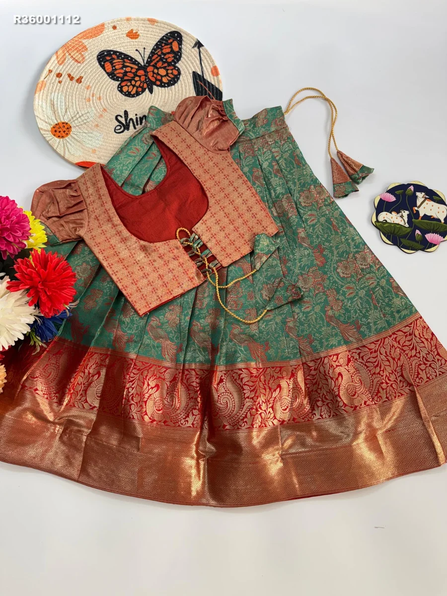 RK Ethinic...Pankhudi presents, lehenga for kids 4