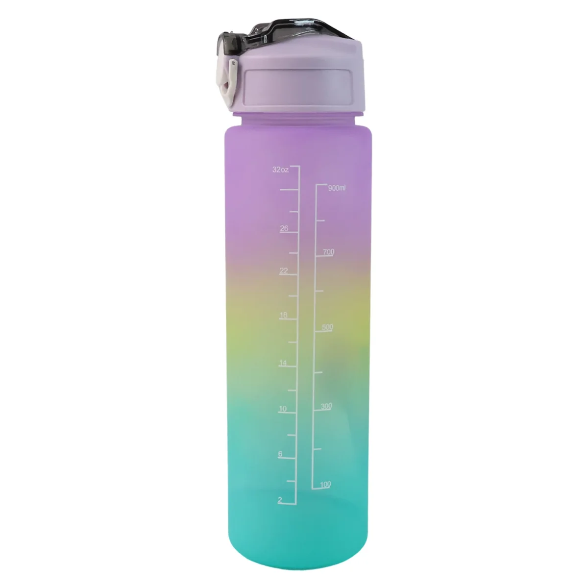 Motivational Water Bottle with Straw & Time Marker | Hydrozilla   SKU 0325_motivational_water_bottle  DSIN 325 4