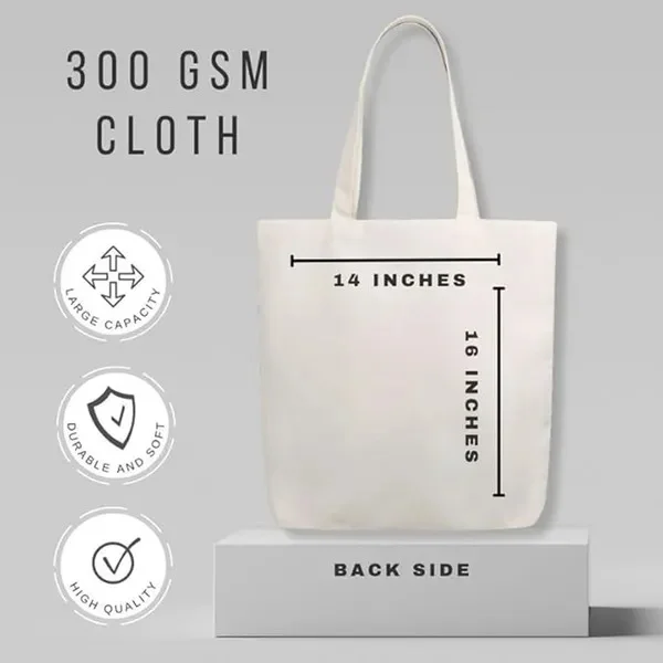 Product ID: -KZADQ6v  Butterfly White Tote Bag | Premium Canvas Tote Bag for Everyday Use 3