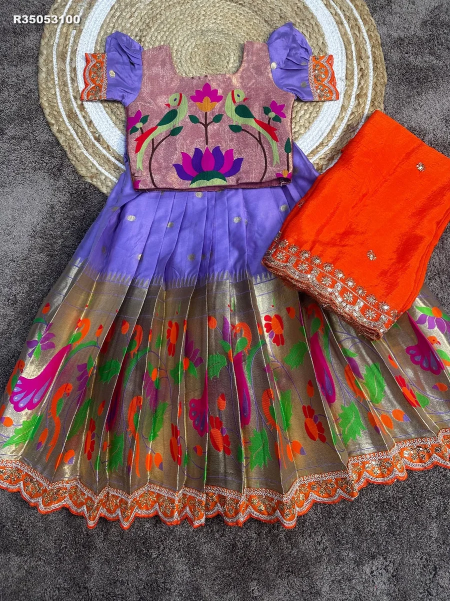 RK ethinics .... KIDS LEHENGA CHOLI  kids lehenga choli 6