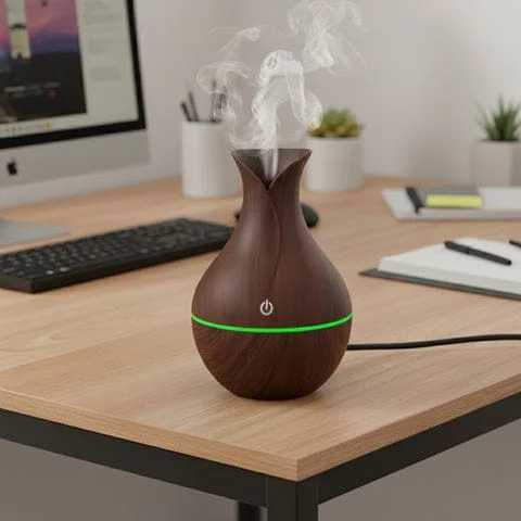 Mini Wooden Humidifier SKU-13882 2