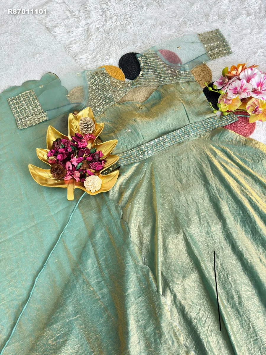 RK Ethinic...Fabric: Kalamkari Vichithra Silk  Frock Length: 9