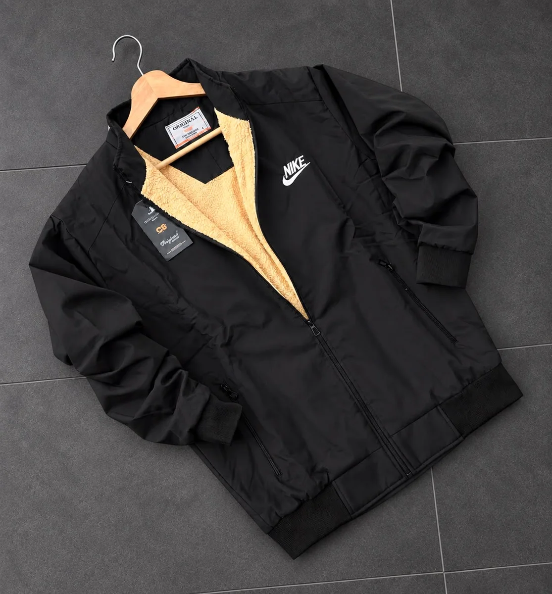 NIKE JACKETS IN STOCK  BIG SIZES  BRAND - NIKE  7a QUALITY  WATER PROOF & WIND BREAKER ALL OVER INSIDE HIGH QUALITY FURR 5