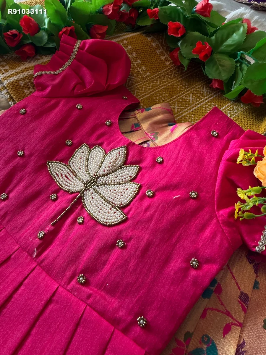 RK ethinic...Lehenga:- RK Ethnic....Paithani silk with zari weaving and Meena's design 4