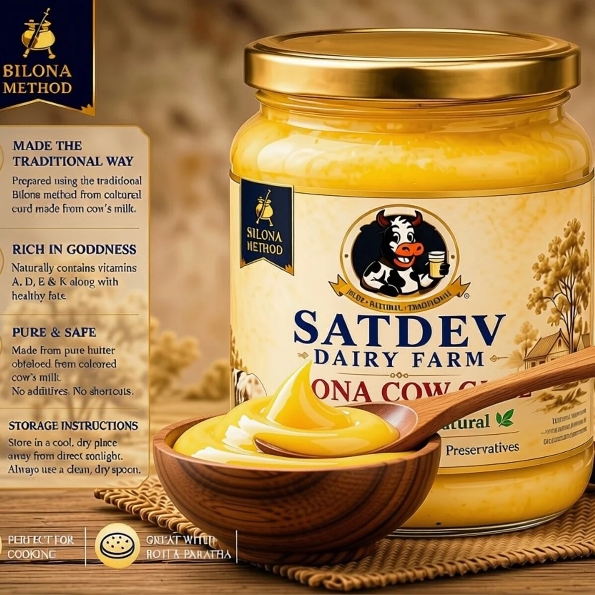 Bilona Pure Desi Ghee