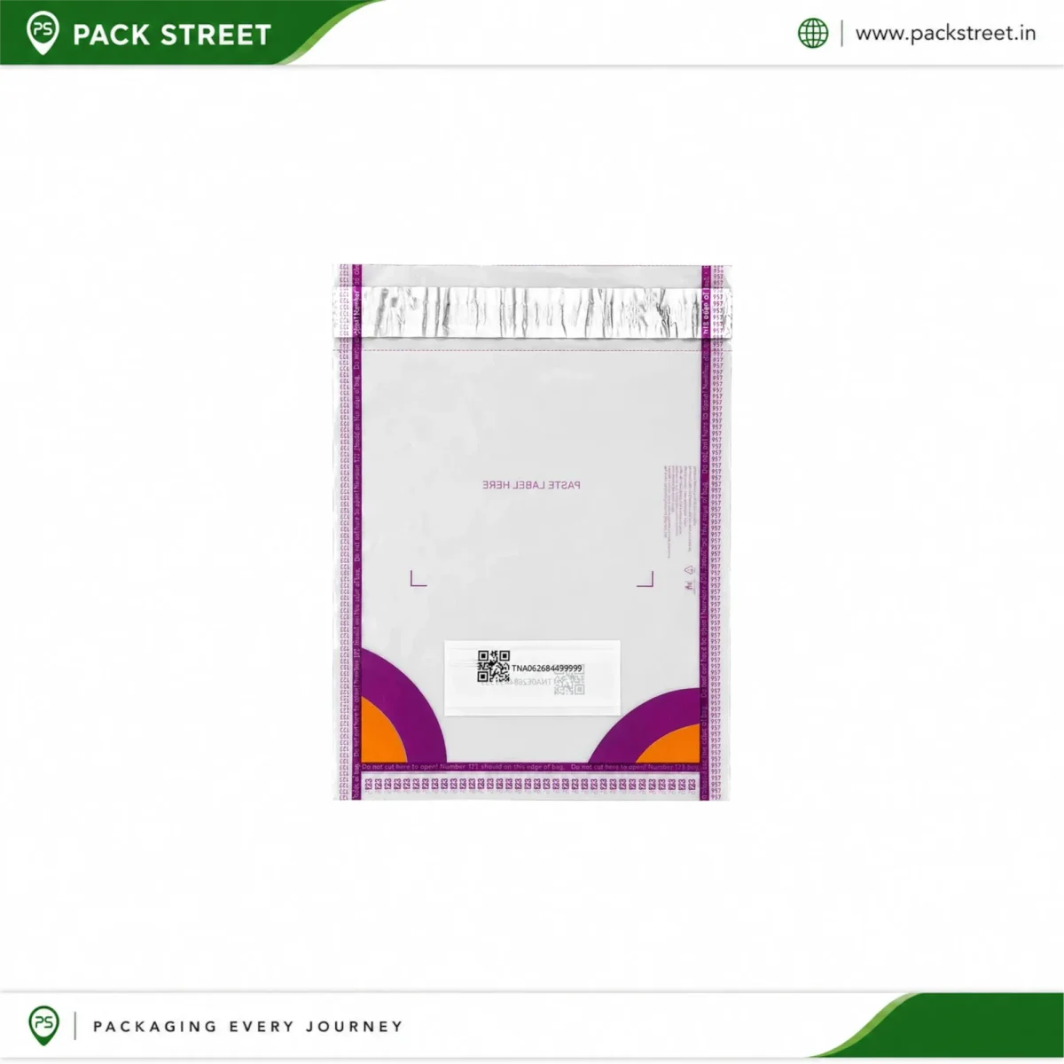 10x12 Meesho Transparent Non-POD Courier Bag
