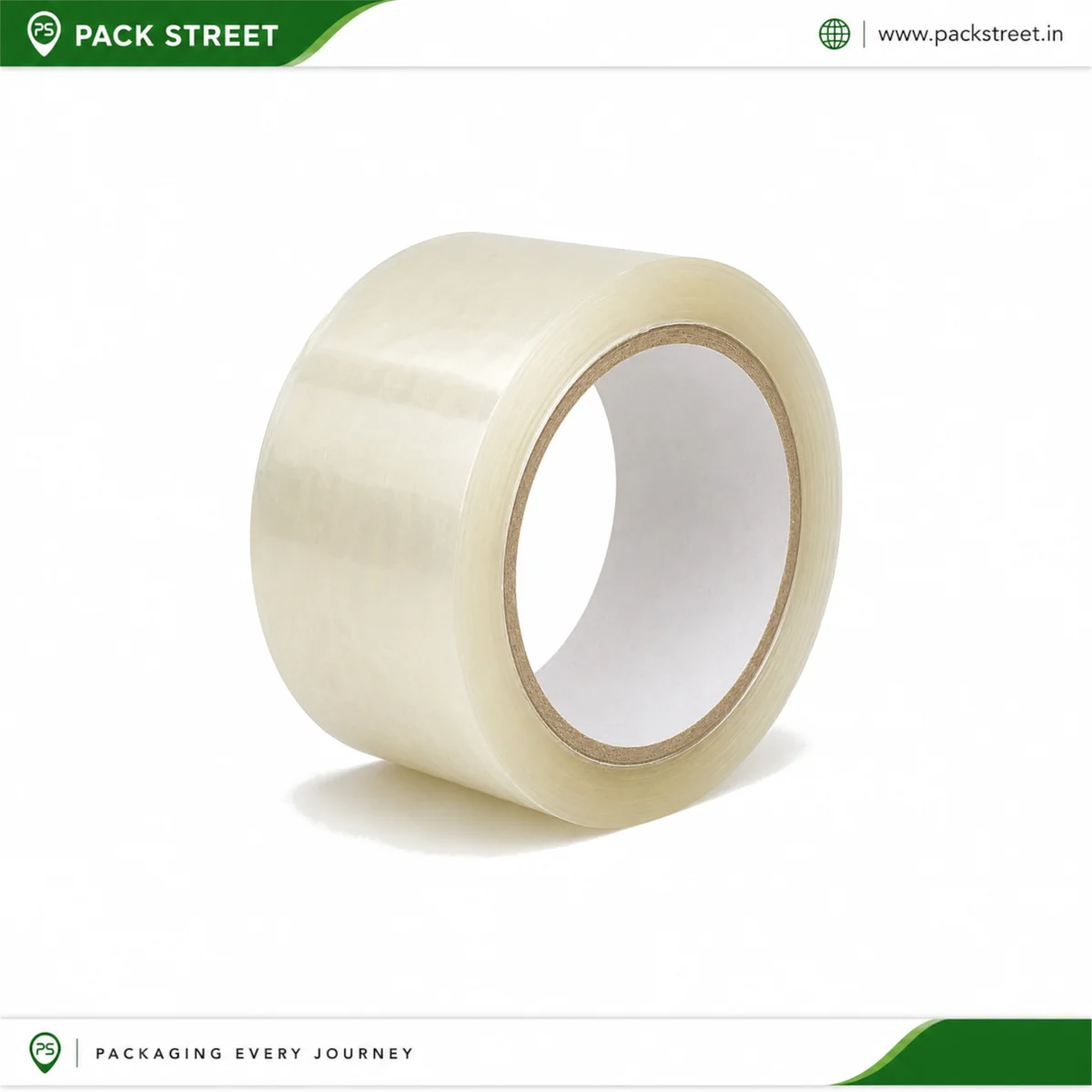 3 Inch Transparent BOPP Packing Tape (40 Micron, 65m)