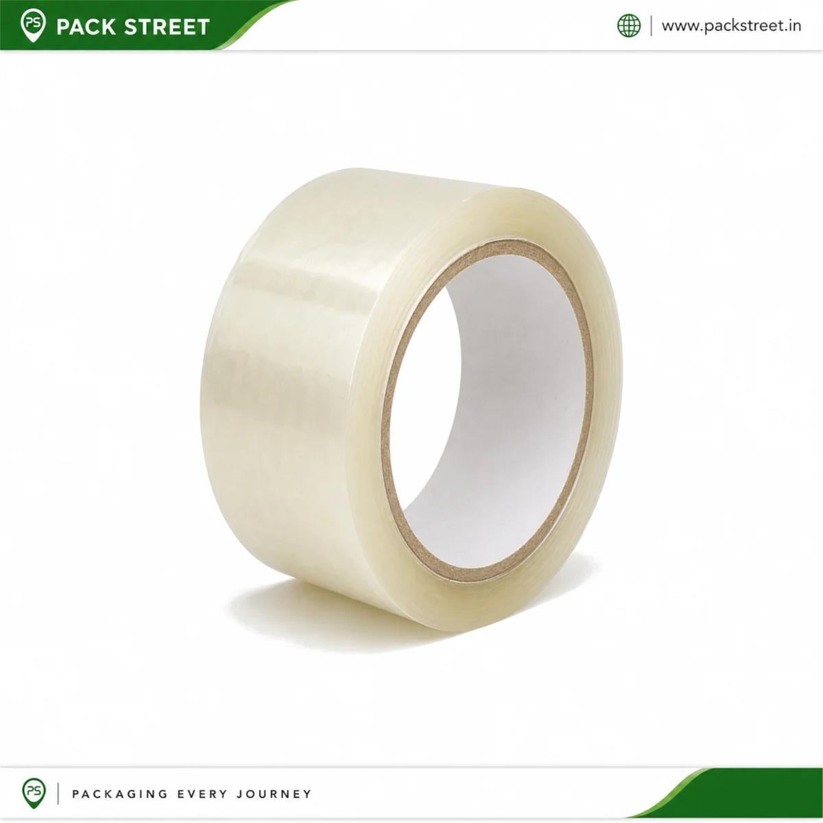 2 Inch Transparent BOPP Packing Tape (40 Micron, 65m)