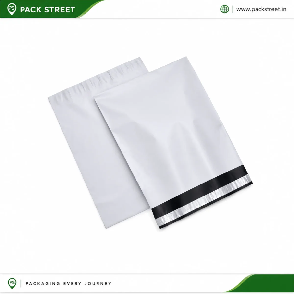 16x20 Plain Courier Bag Without POD  (52 Micron)