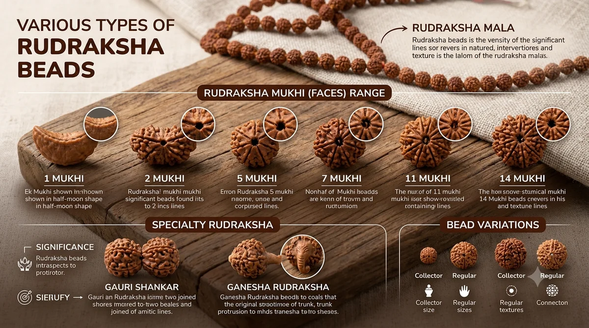 All types of Rudraksh suitable based on Zodic Signs