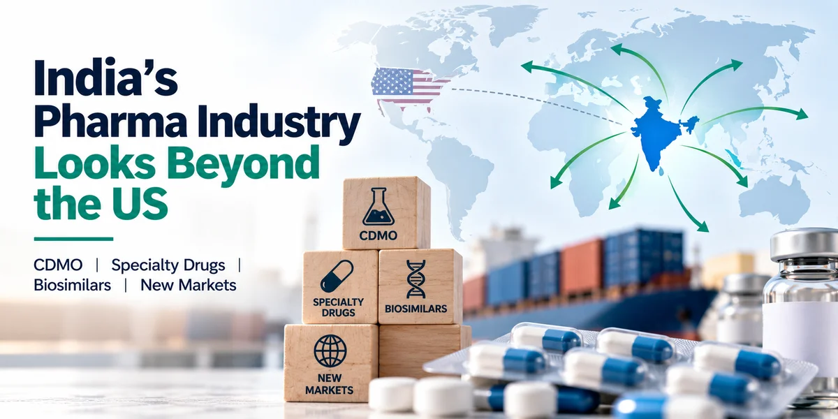 “India Pharma Looks Beyond the US” CDMO • Specialty Drugs • Biosimilars • New Markets