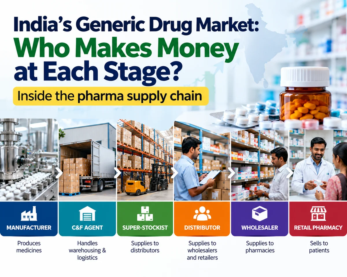 India’s Generic Drug Market: Who Makes Money at Each Stage of the Supply Chain?