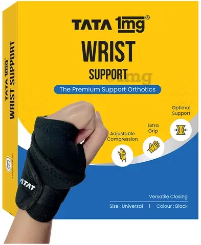 Tata 1mg Wrist Support, Neoprene Wrist Brace with Thumb Support, Universal Size