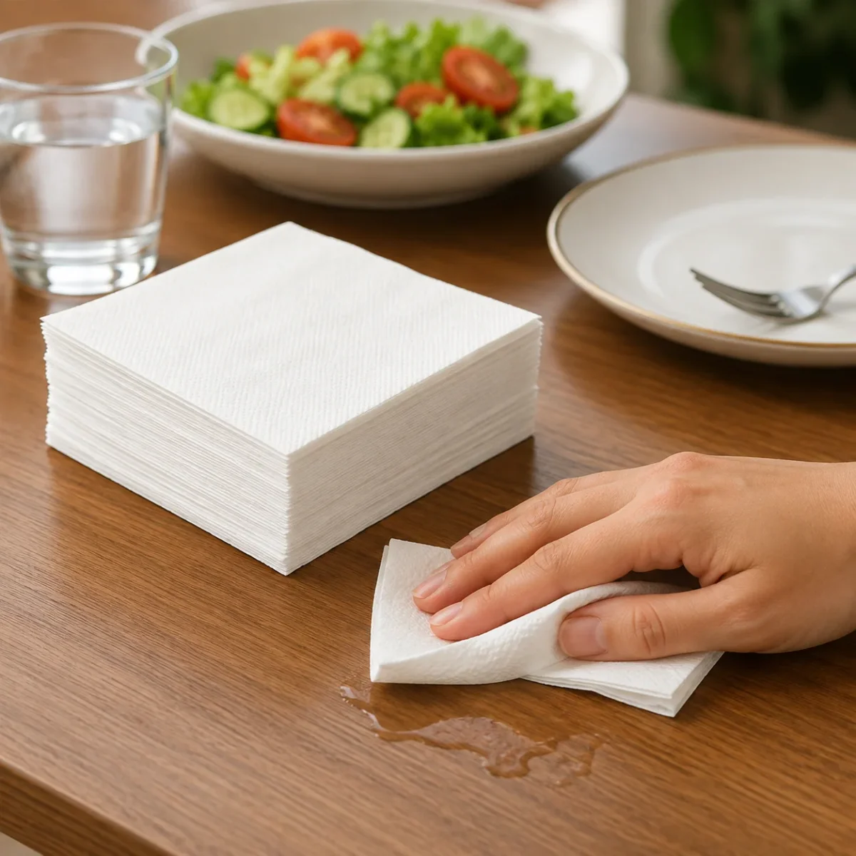 Disposable Tissue Napkins – Soft, Absorbent 75 Pack